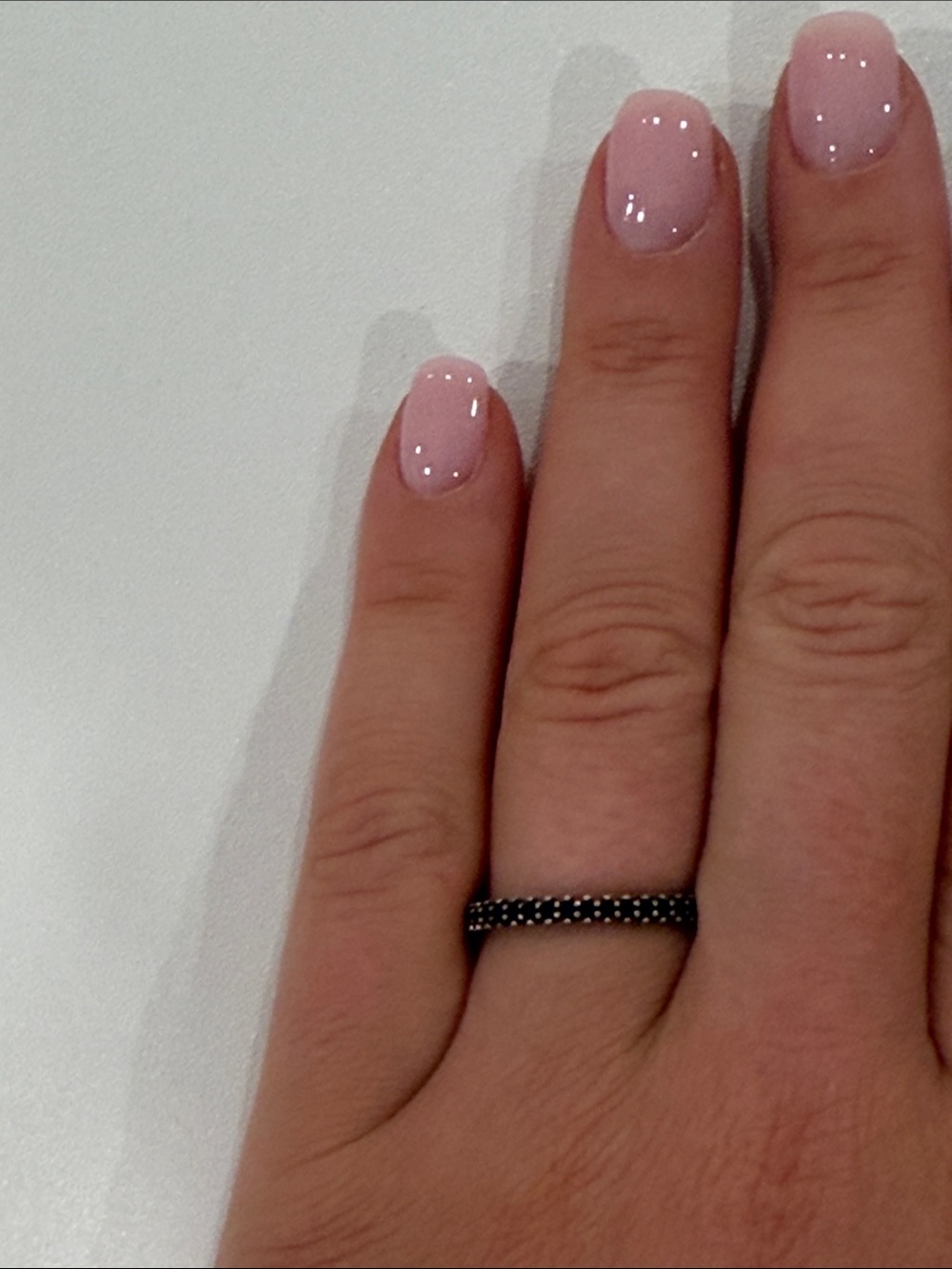 Black Swarovski Ring
